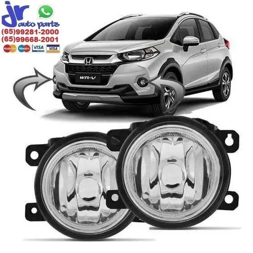 Par Farol Milha Honda Wrv Wr-v 2016 2017 2018 2019 Auxiliar Neblina