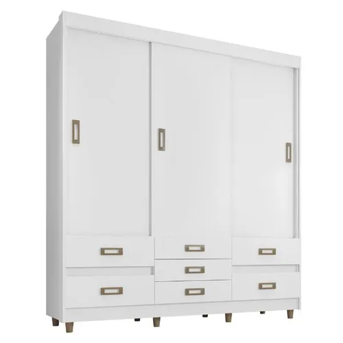 Guarda Roupa Armário GR 37020 - Frete Grátis - 10x S/ Juros - Receba Hoje