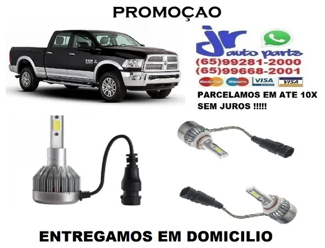 Ultra LED (milha)Dodge Ram 6000K 12V 24V