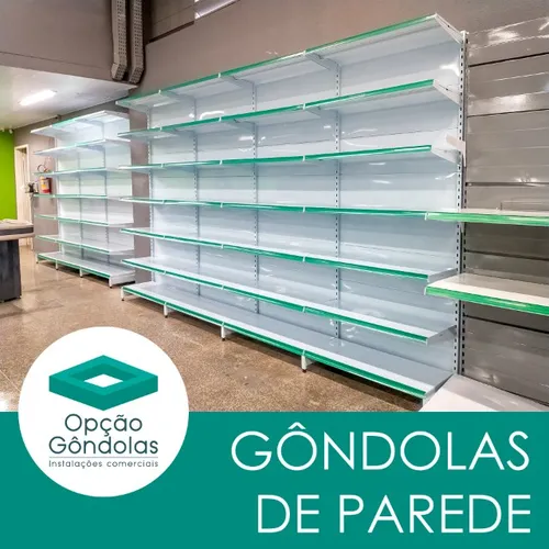 Gôndolas para farmácias e lojas