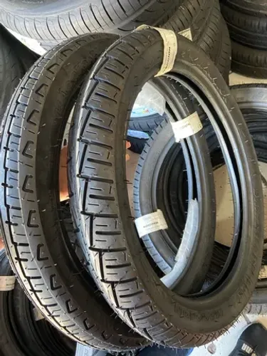 Par de pneus pra Cg titan fan 160 (SEM CÂMARA)