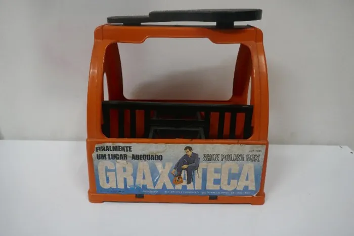 caixa de sapateiro antiga graxateca