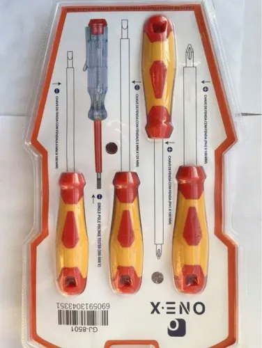 (NOVO) Kit chaves de fenda GJ-8501