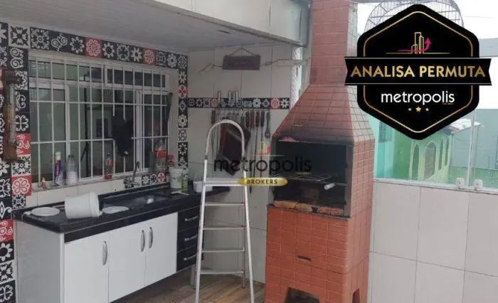 Sobrado à venda, 200 m² por R$ 651.000,00 - Utinga - Santo André/SP