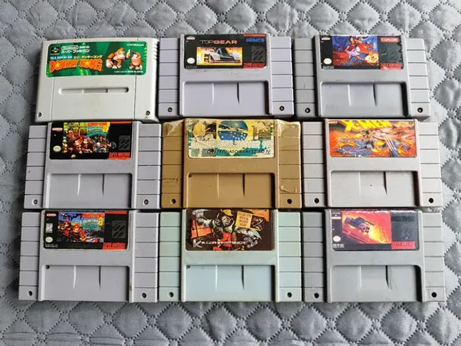 Cartuchos para Super Nintendo [Nova Cidade]