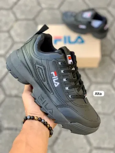tenis fila black 