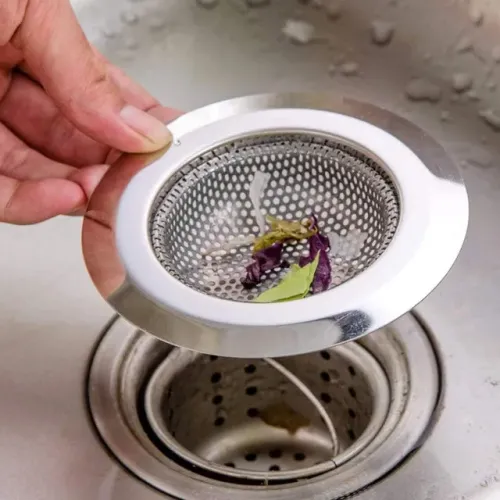 Ralo Para Pia de Cozinha em Aço Inox Premium Borda Larga 11,5cm