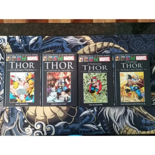 Coleção Oficial Grafhic Novels Marvel Clássicos II - THOR 4 Volumes