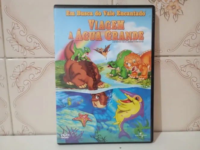 Dvd Desenho Em Busca Do Vale Encantado Viagem A Água Grande - Original RARO