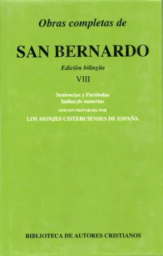 Livro - Obras Completas de San Bernardo VIII (Espanhol e Latim) /San Bernardo