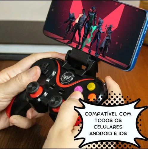 Controle Bluetooth Gamepad para celular, computador e outros equipamentos