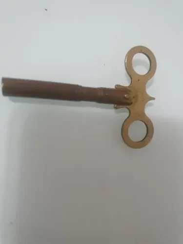 chave e pêndulo originais para relógio waterbury modelo oito