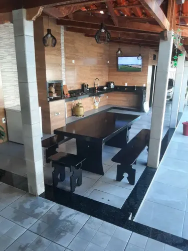 Mesa pedra de ardósia