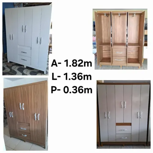 Guarda roupa novo entrega grátis 750 cada