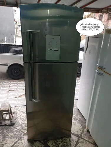  Brastemp inox Frost Free 430L. Frete grátis pra Guarulhos 