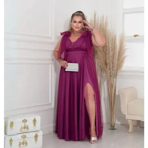 Vestido cor fucsia