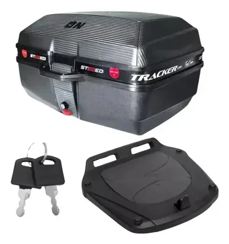 Bauleto 52 Litros Modelo Tracker Preto Stoned