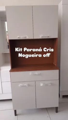 Armário de cozinha Kit Cris entrega e montagem grátis 