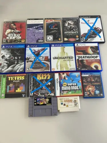 Jogos Playstation Físico Originais Ps1 Ps2 Ps3 Ps4 Ps5