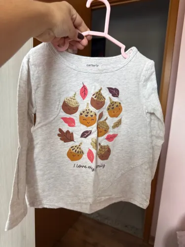 Camiseta manga longa carters 