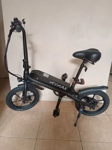 BICICLETA ELÉTRICA EBlKE MIMAX PRETA NOVA.