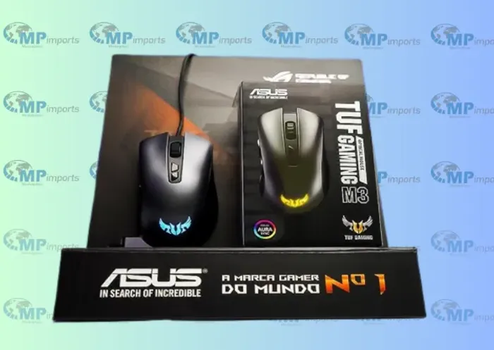 Loja MP Imports: Mouse Gamer ASUS TUF GAMING M3 Gen II, 8000 DPI, 6 botões, ultralight 