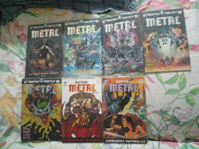 Coleção Completa Noite de Trevas Metal DC