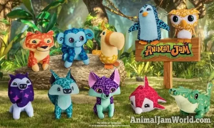 Animal jam personagens colecionaveis brinde mc donalds