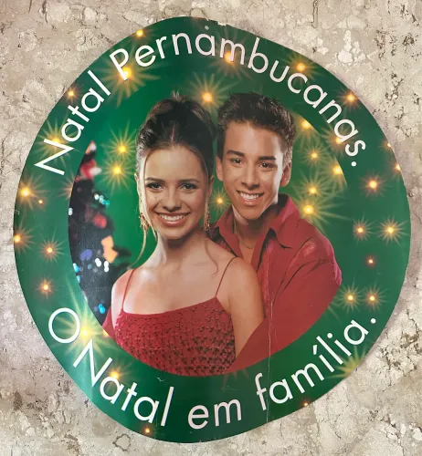 Pôster Natal - Sandy e Junior Pernambucanas