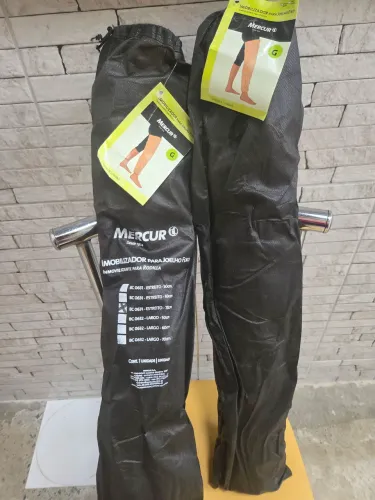 Par de Imobilizador para Joelho Fixo - Mercur 70cm
