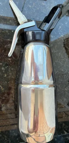 Garrafa sifão chantilly e cápsulas