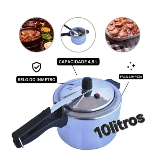 Panela pressão 10 litros 