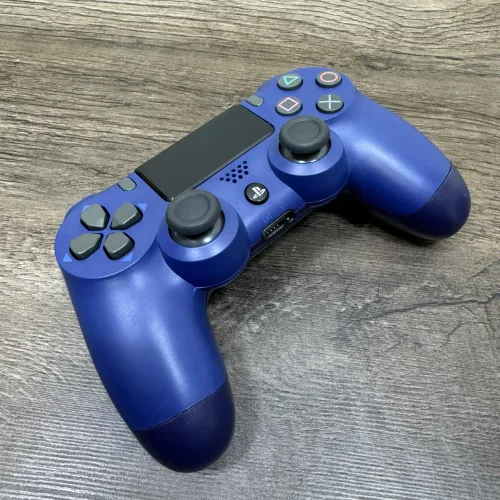 Controle para ps4 sem fio azul escuro