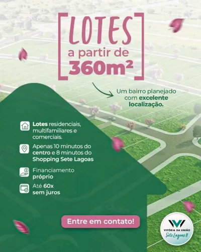 Lote comercial em lançamento em Sete Lagoas na avenida principal