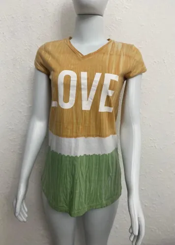 Blusinha Mariana Penteado Tamanho 8 = Pp Estampa Love Novo