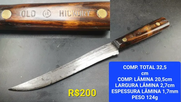 Faca Antiga Old Hickory