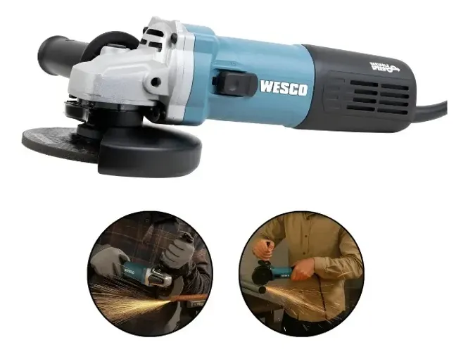 Esmerilhadeira Angular Wesco 1100w Controle Velocidade 4.1/2