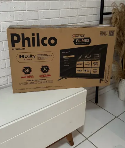  PROMOCAO SMARTTV PHILCO 32 POLEGADAS LACRADA COM NF  
