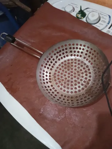 Escumadeira de aço inox para comércio