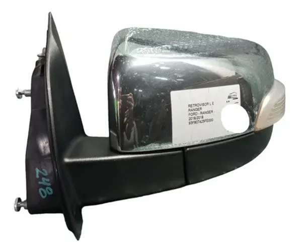 Retrovisor Ford Ranger Cromado Eletrico 2017 18 19 2020 Le