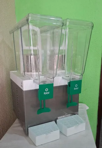 Refresqueira IBBL 30L - 2 Depósitos Inox - Usada 1 ÚNICA vez - Praticamente Nova!<br>