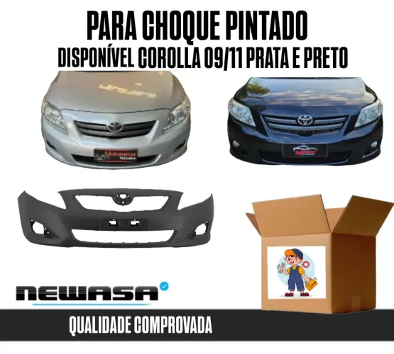 Para-choque Corolla 09/11 Pintado Nosso diferencial 