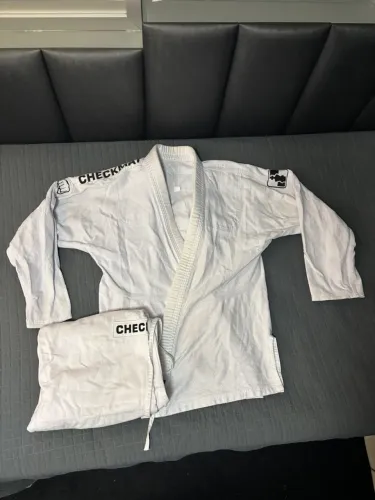 Kimono checkmat a3 koral branco