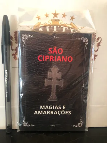 Livro de bolso São Cipriano. O legítimo - capa preta 