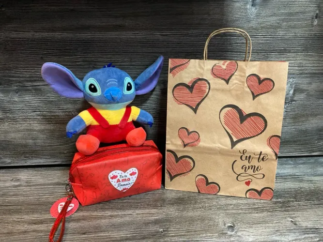 Kit Stitch: Pelúcia, Nécessaire e Sacola Decorativa