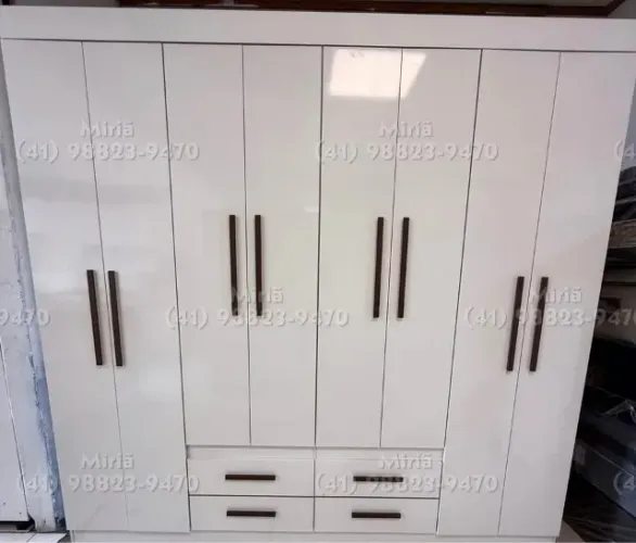 Guarda-Roupa 100% MDF - Amplo e Elegante - MONTADO