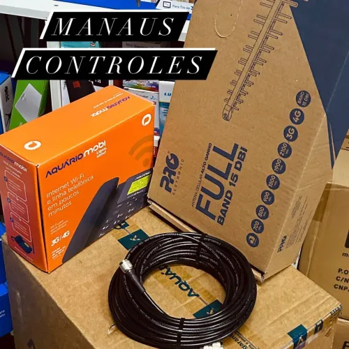 Kit Telefone Rural 4g wi-fi+ antena Celular + Cabo 