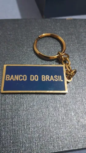 Raro Chaveiro do Banco do Brasil item de Colecionador 