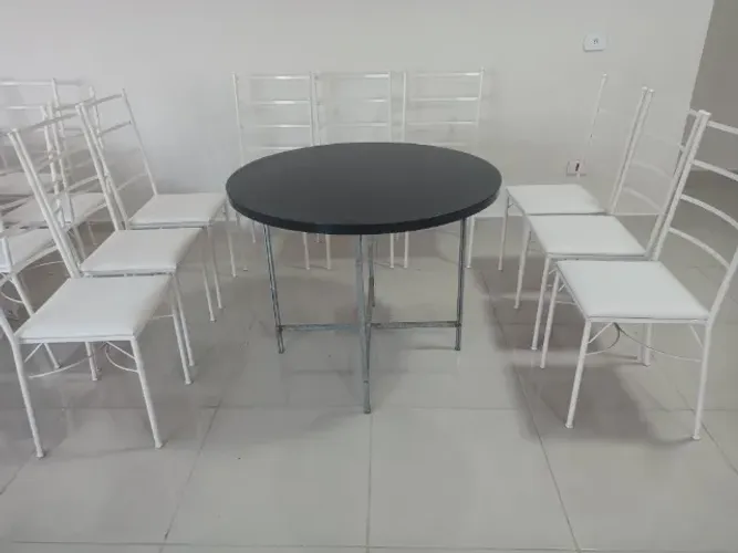 Mesa de jantar redonda