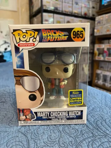 Back to the Future - Marty McFly Checking Watch 965 SDCC Funko Pop